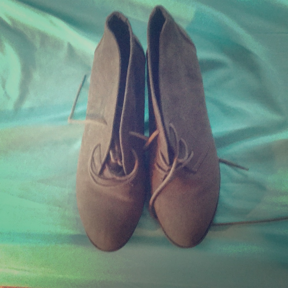 Lace up wedges